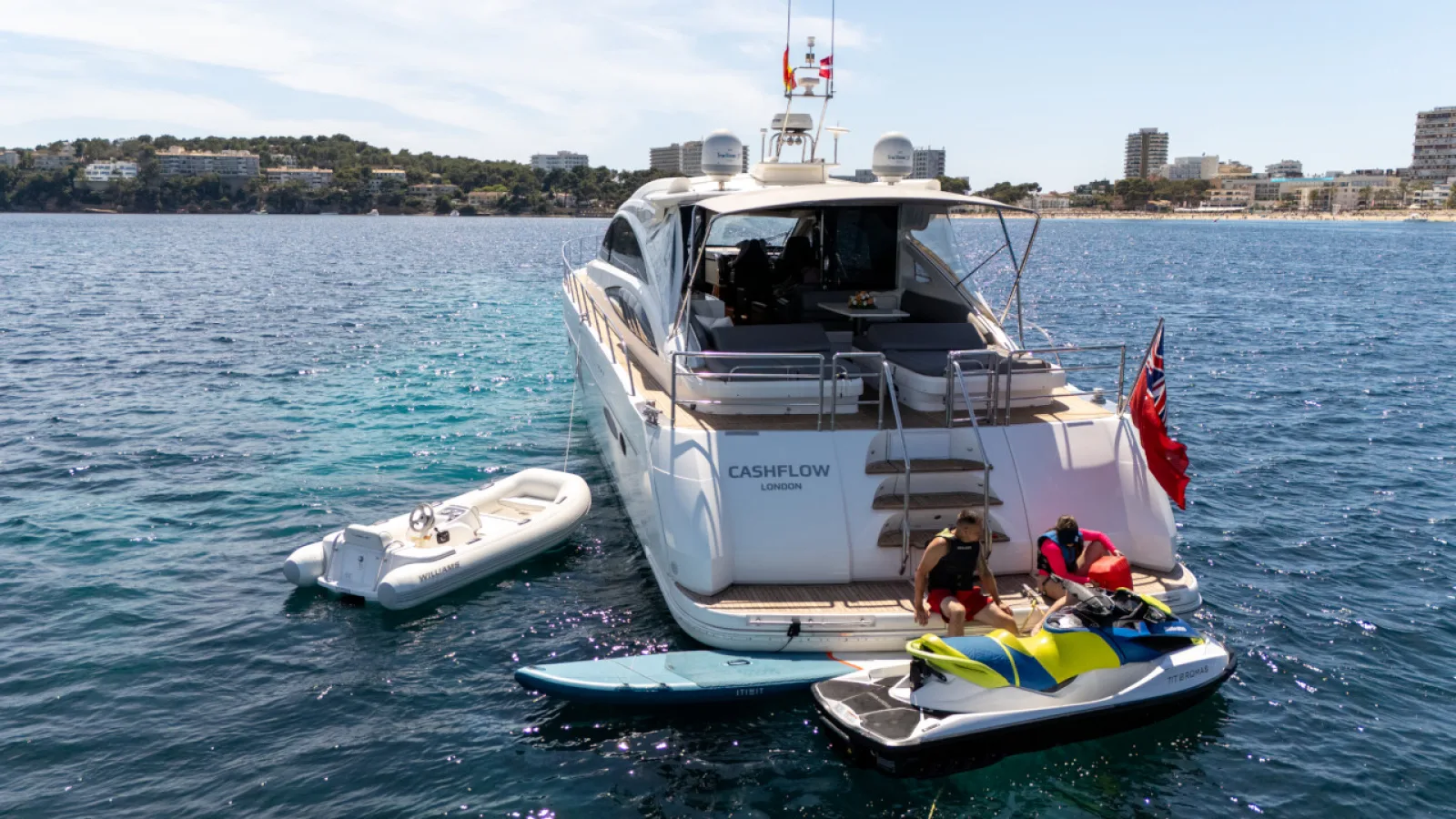 Bestboats PRINCESS V70 CASHFLOW – Charter Yate Mallorca